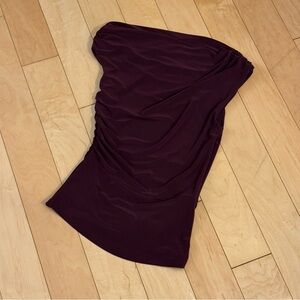 Babaton Deep Burgundy Top